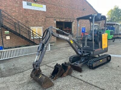 Volvo EC18E 1726Kgs Mini Digger Excavator 2021 1619hrs, Serviced Part ex/finance