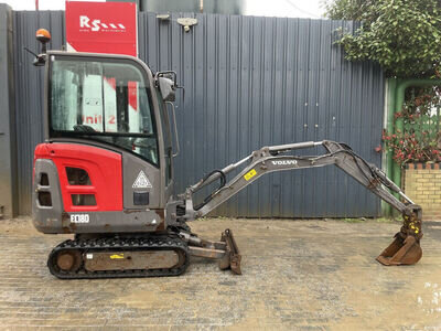 Volvo EC18 D year 2018 1701 hours 1.8t CAB Mini Excavator / Digger £12600+VAT