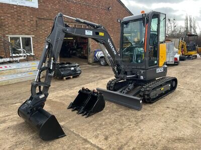 Volvo ECR25D 2490Kgs Mini Digger Excavator, 2023, NEW, Part ex/finance available