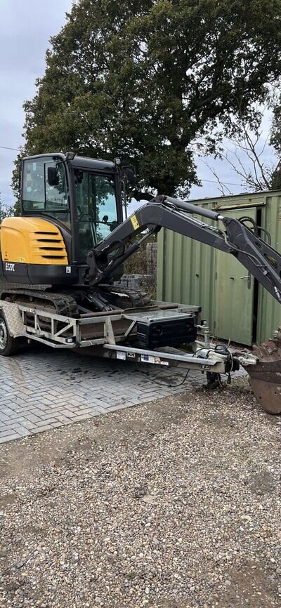 volvo mini digger excavator