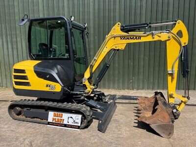 YANMAR SV26, YEAR 2018, ONLY 1991 HOURS, 2.6 TONNE MINI DIGGER EXCAVATOR