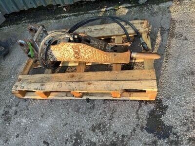 35mm pin Hydraulic Breaker £800+vat Micro Mini Digger attachment Concrete Pecker