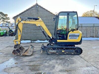 2017 YANMAR SV26 2.5 2.6 3 TON MINI DIGGER EXCAVATOR - QUICK HITCH - BOBCAT JCB