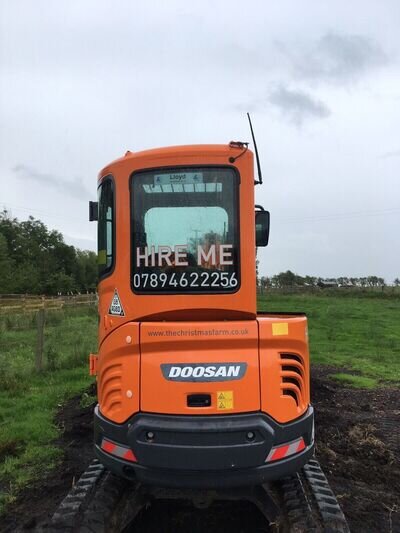 Mini And Micro Digger HIRE Flail, Grab, Post Knocker, Hammer Buckets Mini Loader